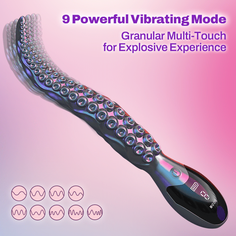 10.6" Tentacle Dildo Vibrator Sex Toys - Realistic Anal Dildo Vibrators with 9 Vibration Modes & LED Display，Sex Toy for G Spot & P Spot Stimulation，Monster Silicone Dildos Anal Plug Prostate Massager