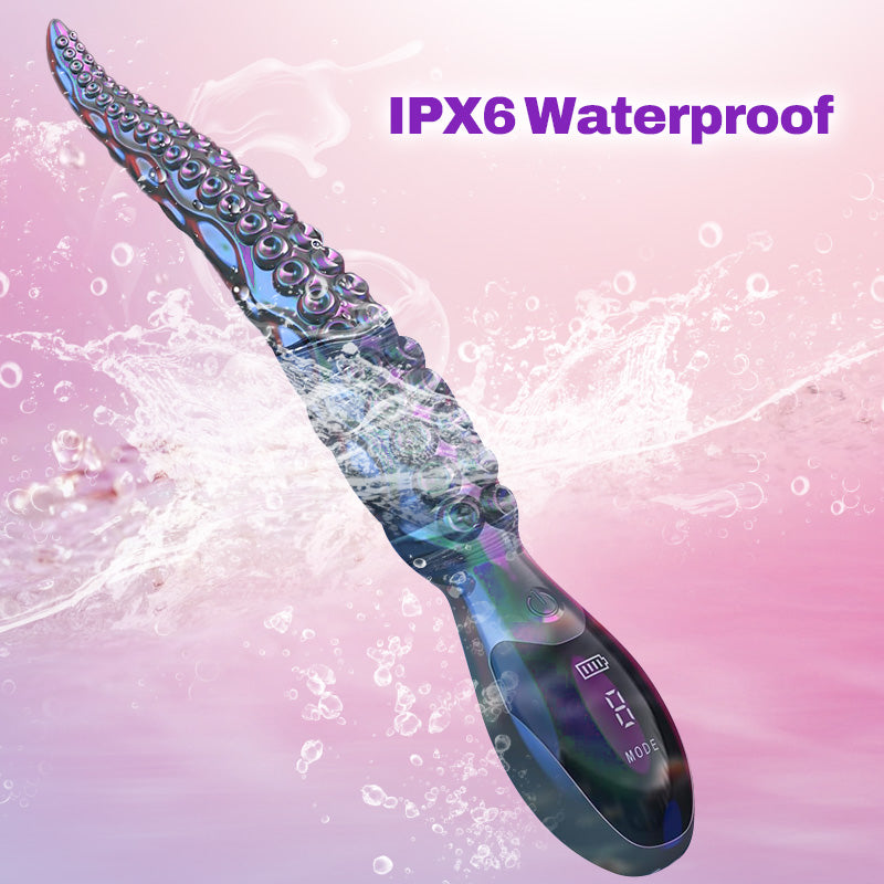 10.6" Tentacle Dildo Vibrator Sex Toys - Realistic Anal Dildo Vibrators with 9 Vibration Modes & LED Display，Sex Toy for G Spot & P Spot Stimulation，Monster Silicone Dildos Anal Plug Prostate Massager