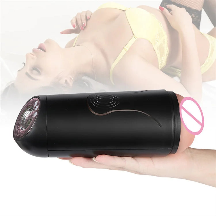 Full Automatic Airplane Cup Male Masturbator Penis Exerciser Intelligent Pronunciation Airplane Cup Sex Toy Wholesale