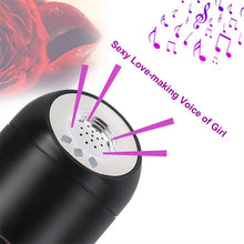 Load image into Gallery viewer, Full Automatic Airplane Cup Male Masturbator Penis Exerciser Intelligent Pronunciation Airplane Cup Sex Toy Wholesale