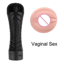 Load image into Gallery viewer, Men's Masturbator Portable Aircraft Cup Hercules Electric Vibration Yin Jiao Oral Cup Adult Sex Products