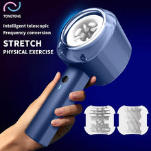 Load image into Gallery viewer, Hair Dryer Men's Vibration Exercise Aircraft Cup Silicone Masturbator Glans Penis Trainer